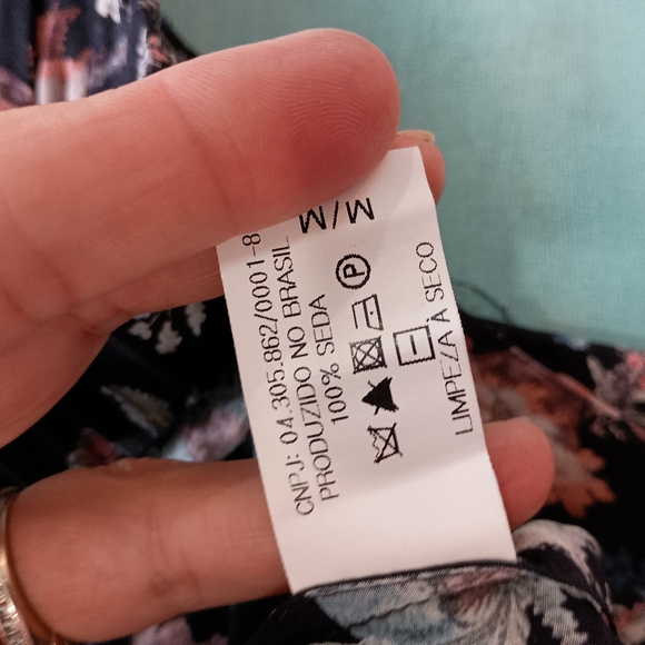 Adriana Degreas Black Floral Silk Midi Skirt - Picture 10 of 10